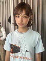 ラパンセ ブルー(LA PENSEE BLEU)&nbsp;レイヤーボブ　ナチュラルブラウンカラー