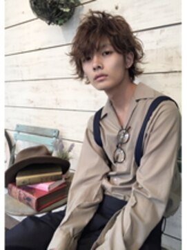 ベル 銀座並木通り店(Belle) メンズ　脱力感がセクシーなパーマスタイル〔Belle銀座〕