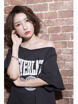 ミエルヘアーブラン(miel hair blanc)&nbsp;外国人風エッジのきいたラフパーマ【miel hair blanc】