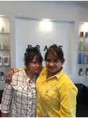 お誕生日パーティーヘアセット(^^)