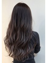 ホワイト(WHITE)&nbsp;色落ちも安心×ダークアッシュ×WHITE草柳