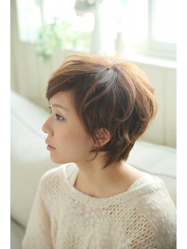 ナオシ トレス 富雄店(nao*c tres) 【奈良nao*c tres】大人かわいい小顔☆ナチュラルショートボブ