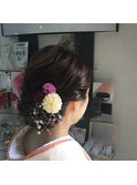 ヘアセット、着付け