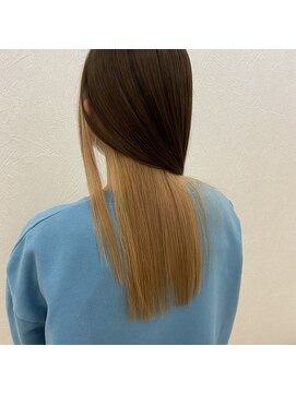 シャラクアクティ(sharaku acty) 髪質改善ストレート(ブリーチ毛)