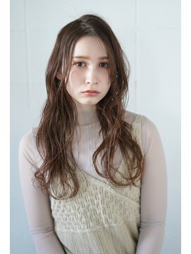 シェル 立川(shell) 大人かわいい☆小顔カット＃ミルクティーブラウンでフワッと