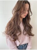 韓国風ウェーブ巻き