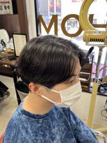 オムヘアー (HOMME HAIR) 【HOMME HAIR】 センターパート スタイル