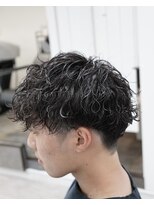 メンズ サロン ドット トウキョウ 町田店(men's salon dot. tokyo)&nbsp;量、長さが足りなくてもできる波巻きパーマ