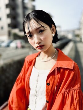 コハクビューティ(COHAKU beauty) シースルーバングなら☆耳かけボブ☆が垢抜ける。