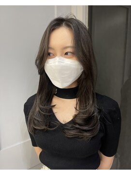 ロンドアヴァントゥス 池袋(Lond aventus) 韓国レイヤー/韓国風/ボブ/髪質改善/黒髪/ブリーチなし〔池袋〕