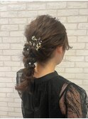 ゆるふわ編みおろしスタイル