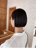 ショートボブ/切りっぱなしボブ/前髪なし20代30代40代50代
