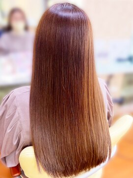 アークスヘアー 20代30代40代髪質改善艶感ストレートブラウン艶感