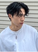 ツイストスパイラルパーマ波巻きスパイラル刈り上げマッシュ