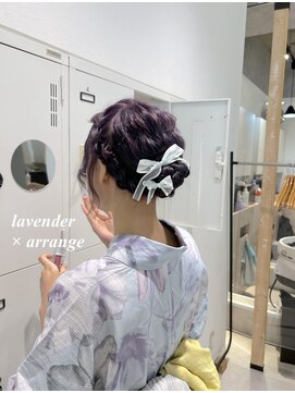 ユニークバイケンジ 町田(unique KENJE) ハイトーンカラー × ヘアアレンジ