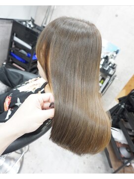 ヘアテリア リュウ 大塚(hair teria ryu) ラウンドレイヤー/ミルクブラウン