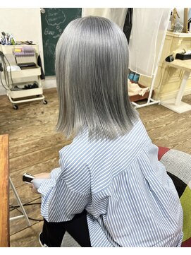 アンメリーアン(Ann merry ann) ホワイトラベンダーハイトーン外国人風透明感大人可愛い韓国