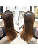 髪質改善ストレート