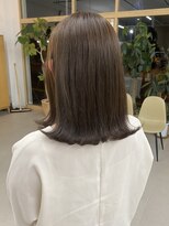 ミリ 奈良店(mm)&nbsp;オリーブベージュ/赤み消しカラー/近鉄奈良/学割/外はねボブ