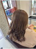 赤みを抑えたブリーチ無しカラー stylistすずか