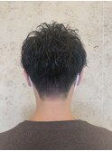 【メンズ】ツーブロックパーマスタイル