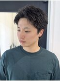 三重桑名ニュアンスパーマシースルーマッシュ緩めセンターパート