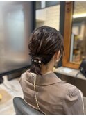 ボブのお呼ばれヘアセット