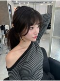 ワンカール×くびれヘア×ヘアアレンジ