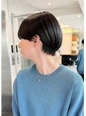 ショートカットショートヘアコンパクトショートボブ丸みショート