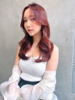 ケイト(kate)&nbsp;【kate 大宮】ワインレッド×韓国風巻き髪