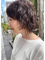 トリッカ 銀座(tricca)&nbsp;ボブパーマ/ウェーブヘア/イメチェン/簡単スタイリング