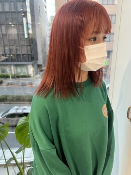 ラ ミュウ 八王子(LA.MIU) オレンジベージュ　暖色　ブラウン　ケアブリーチ