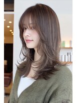ケシキ 表参道 原宿(kesiki.)&nbsp;まろやかベージュ/こっくりブラウン/ミディアムレイヤー/韓国風
