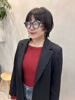フィルムス 渋谷(FILMS)&nbsp;ミニウルフレイヤーカット顔周り前髪韓国ショートボブ/銀座