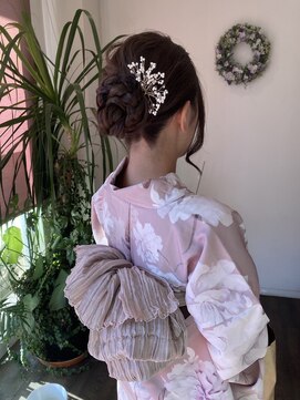 浴衣×アップスタイル