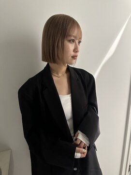 ワンカラー/ブリーチカラー/髪質改善/ハイトーンカラー