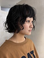 ミース(MIES)&nbsp;ボブ／パーマ／難波／なんば/担当者平井