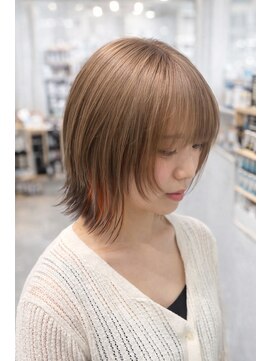 ムク(:muku) ボブウルフ/ハッシュカット/キツネカラー