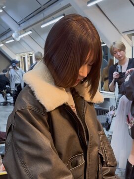 ロンド 表参道店(Lond) ◇暗めカラー/レイヤーカット/ボブ/髪質改善ストレート/表参道
