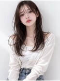 20代/モテ髪/小顔カット/薄めバング/イメチェン/大人可愛い/上田