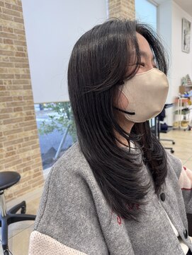 アース 岐阜店(HAIR&MAKE EARTH) ミディアムレイヤー