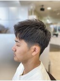 ツーブロックショート