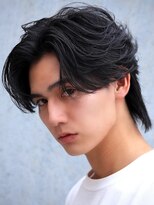 メンズフィール 心斎橋(MEN'S FEEL)&nbsp;リバースセンターパート/ニュアンスパーマ/ダウンバング/心斎橋