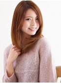 大人っぽくニュアンスカールストレート