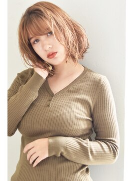 ジョエミバイアンアミ(joemi by Un ami) joemi 新宿 ブランジュ無造作カールボブディ 近江