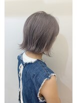 ヌイ 横浜(nui)&nbsp;ラベンダーグレージュ_ワンサイドショートブランジュ