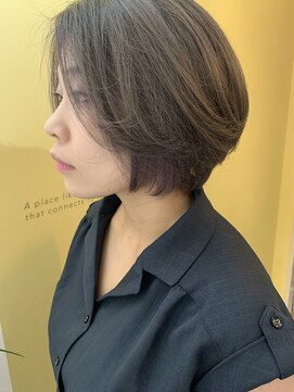 ハブ(hub) まろやかグレー