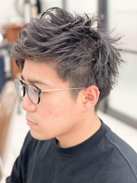 グランシュ 青葉台店(GranCieux) かき上げ オールバック ツーブロック