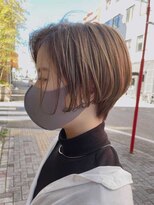 ビーワールド(B WORLD)&nbsp;ハイトーンハンサムショート【藤枝/髪質改善/デザインカラー】