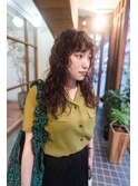 《Utoo e's つくば美容室 》雰囲気抜群の80s風ハードパーマ